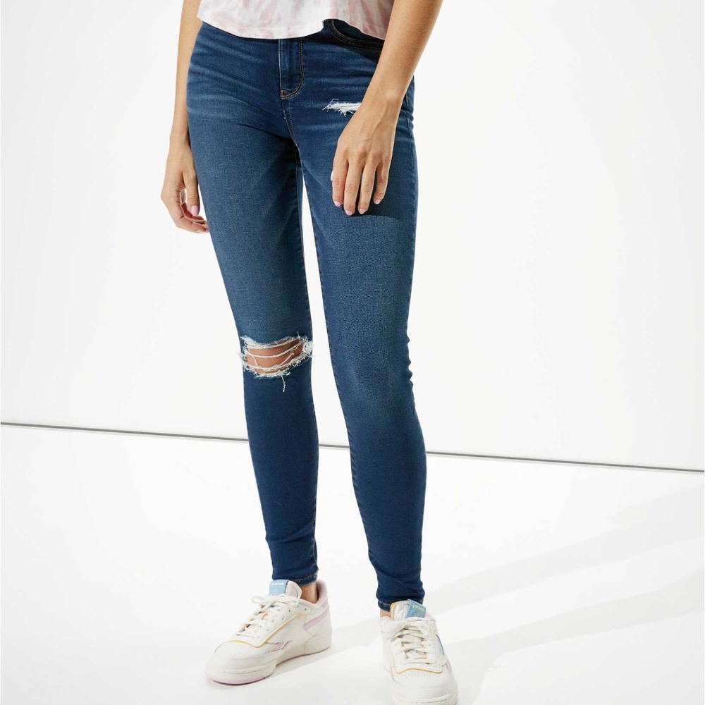 AE Ne(x)t Level Ripped Super High-Waisted Jegging